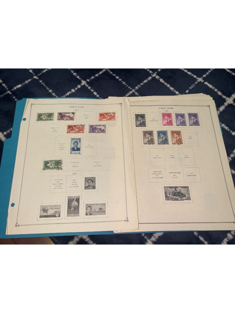 252 Vintage Vietnam South Vietnam Stamps 1951-1973 Mint Used Collection Postage